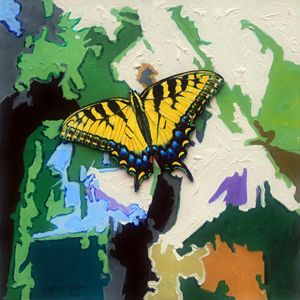 Butterfly #3 - Paintings by John Lautermilch