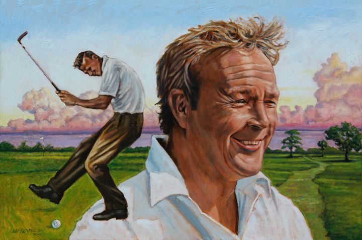 Arnold Palmer - Paintings by John Lautermilch