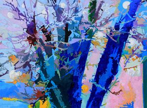 Winter Orbit - Paintings by John Lautermilch