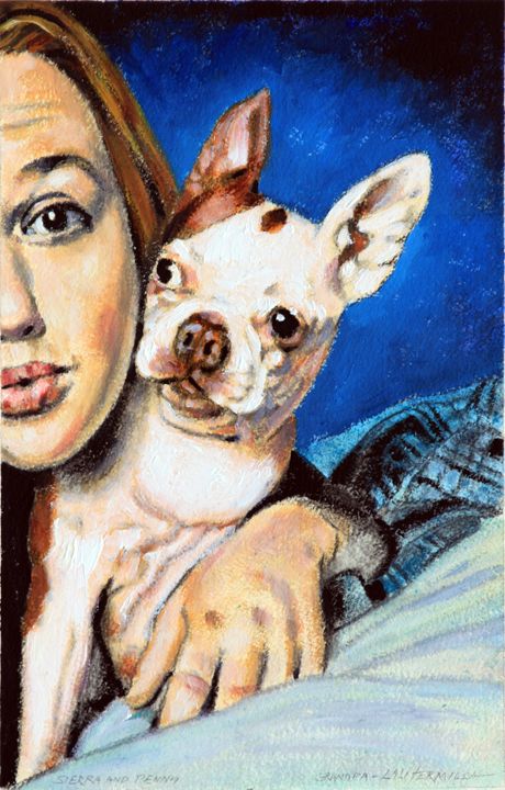 Sierra and Penny - Paintings by John Lautermilch