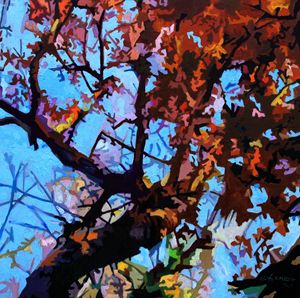 Fall Composition - Paintings by John Lautermilch