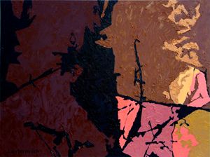Autumn Trees #1 - Paintings by John Lautermilch