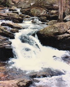 Mountain Stream - Paintings by John Lautermilch