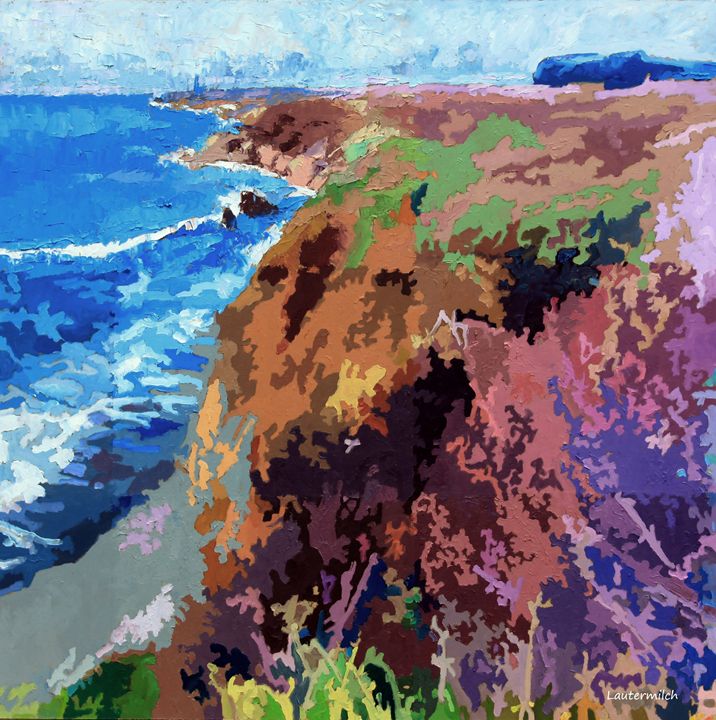 California Coast Line - Paintings by John Lautermilch