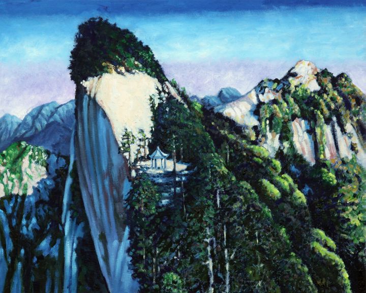 China's Mountains #1 - Paintings by John Lautermilch