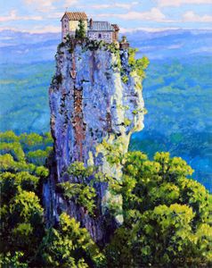 China's Mountain #9 - Paintings by John Lautermilch