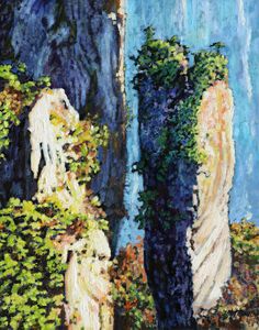 China's Mountains 14 - Paintings by John Lautermilch
