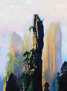 China's Mountains - 19 - Paintings by John Lautermilch