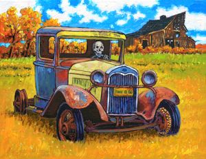 Getting Old - Time to Go - Paintings by John Lautermilch