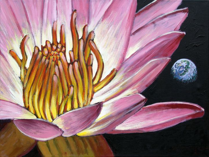 Small Little World - Paintings by John Lautermilch