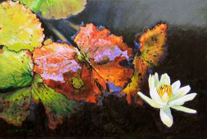 Autumn Blooms - Paintings by John Lautermilch