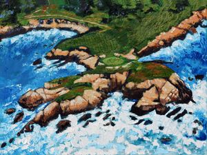 Golf On The Gulf - Paintings by John Lautermilch