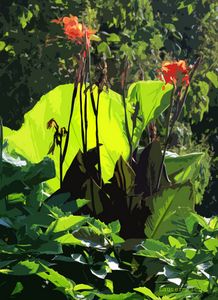 Flowers at Tower Grove Park - Paintings by John Lautermilch