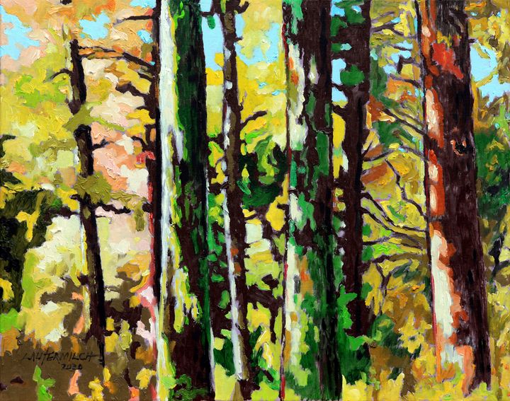 Painted Forest - Paintings by John Lautermilch