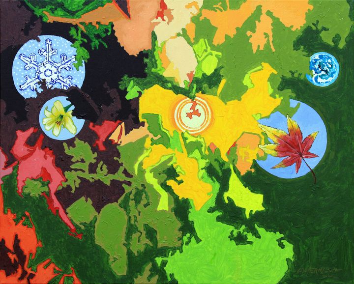Seasons On A Small Planet - Paintings by John Lautermilch