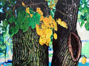 Colors and Shapes of Autumn - Paintings by John Lautermilch