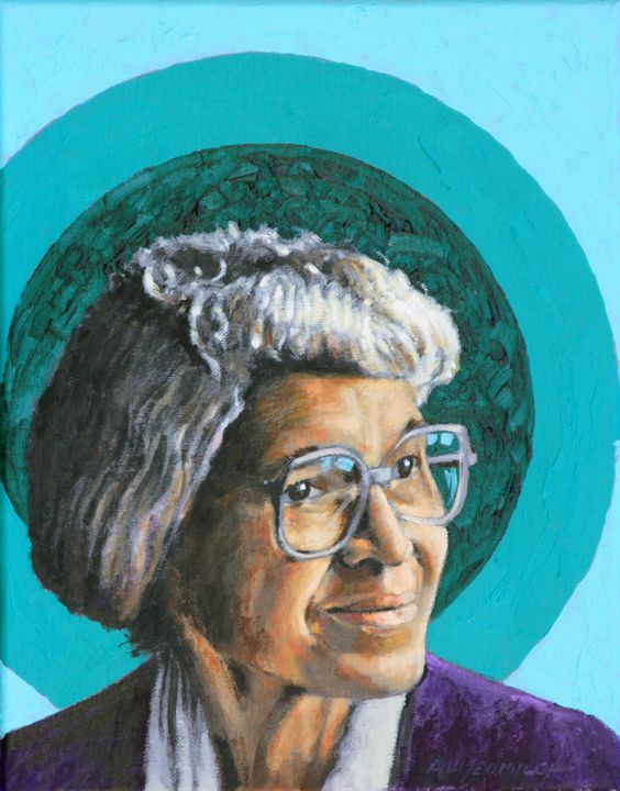 Rosa Parks - Paintings by John Lautermilch