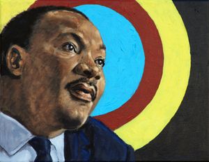 Martin Luther King JR. - Paintings by John Lautermilch