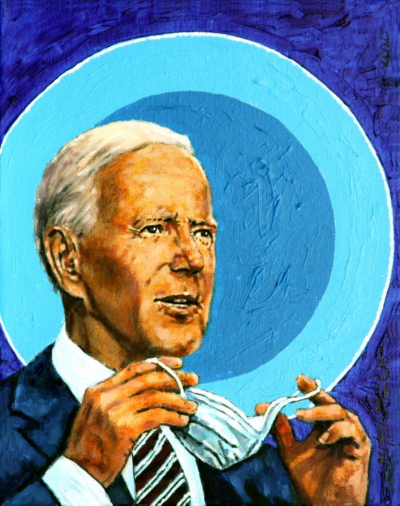 Joe Biden - Paintings by John Lautermilch