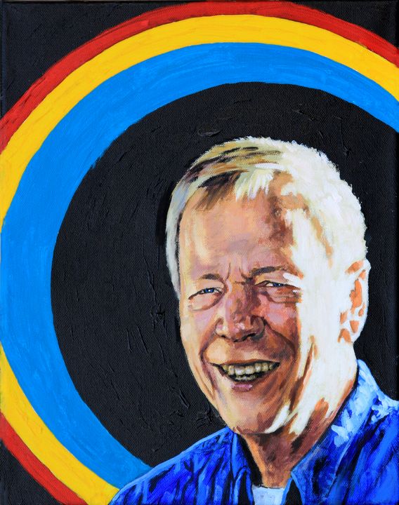 Self Portrait - Paintings by John Lautermilch