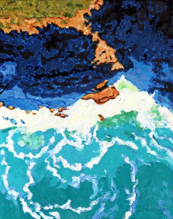 Ocean Patterns - Paintings by John Lautermilch