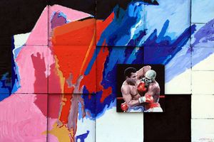 Ali's Last Fight - Paintings by John Lautermilch