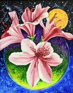 Rhododendron Orbit - Paintings by John Lautermilch