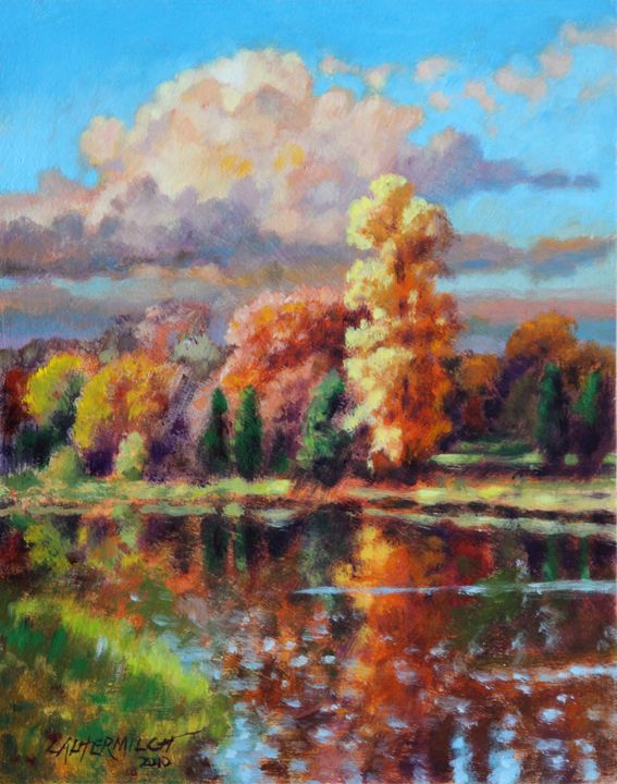 Fall In Missouri - Paintings by John Lautermilch