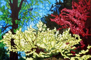 Dogwood and Redbud - Paintings by John Lautermilch