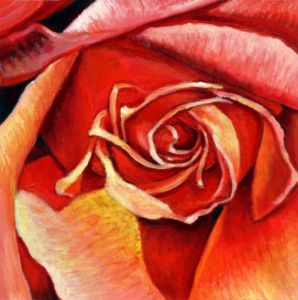 Center of The Rose - Paintings by John Lautermilch