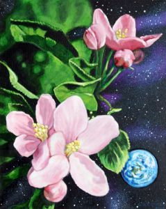 Universe In Spring - Paintings by John Lautermilch