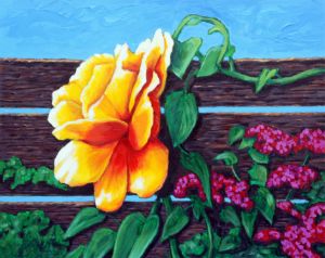 Yellow Rose of Missouri - Paintings by John Lautermilch