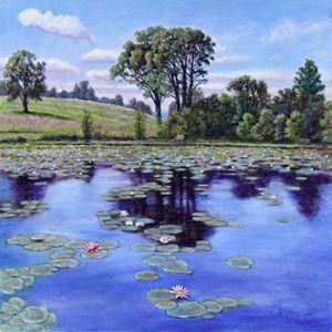 Wet Land - Shaw Nature Reserve - Paintings by John Lautermilch
