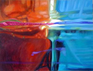 Abstract #90 - Paintings by John Lautermilch