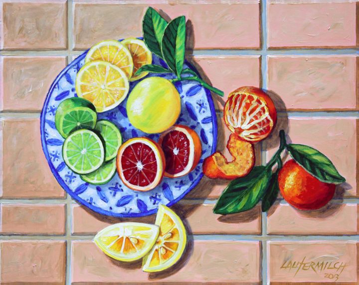Give Us This Day our Daily Fruit - Paintings by John Lautermilch