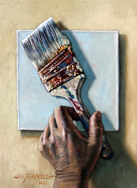 Laying Down the Paint Brush - Paintings by John Lautermilch