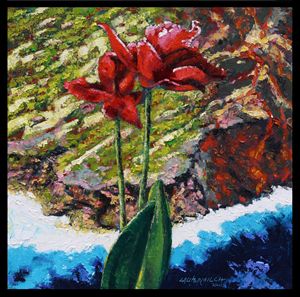 Fire Building Beauty - Paintings by John Lautermilch