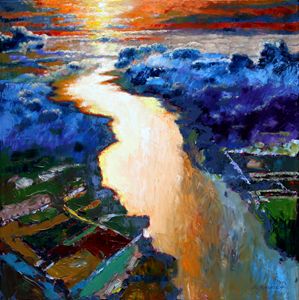 There Is A River - Paintings by John Lautermilch