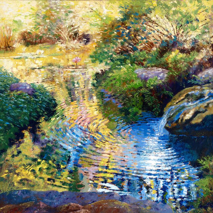 Ripples on a Quiet Pond - Paintings by John Lautermilch