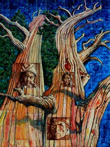 Vision of the Ancient Pine - Paintings by John Lautermilch