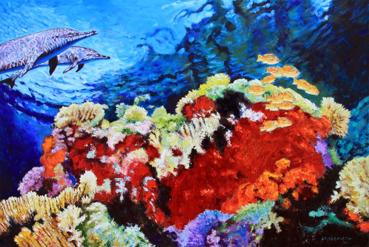 Ocean Garden - Paintings by John Lautermilch