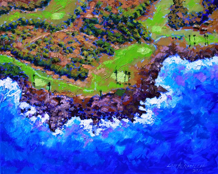Golf Course in Paradise - Paintings by John Lautermilch