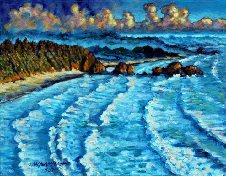 Never Ending Waves - Paintings by John Lautermilch