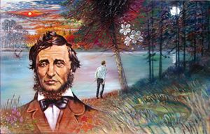 Thoreau - Paintings by John Lautermilch