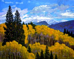 Nature's Patterns-Rocky Mountains - Paintings by John Lautermilch