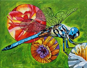 Dragonfly - Paintings by John Lautermilch