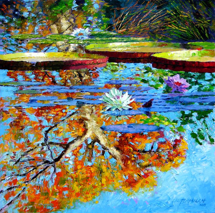 The Reflections of Fall - Paintings by John Lautermilch