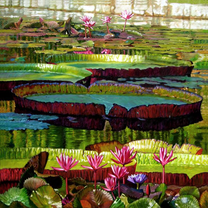 Patterns of Shadow and Sunlight - Paintings by John Lautermilch