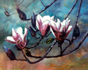 Tulip Tree - Paintings by John Lautermilch