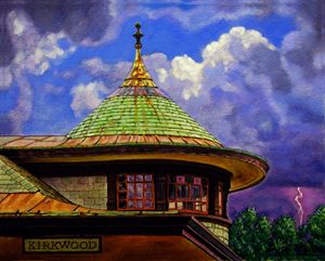 Kirkwood Train Station - Paintings by John Lautermilch